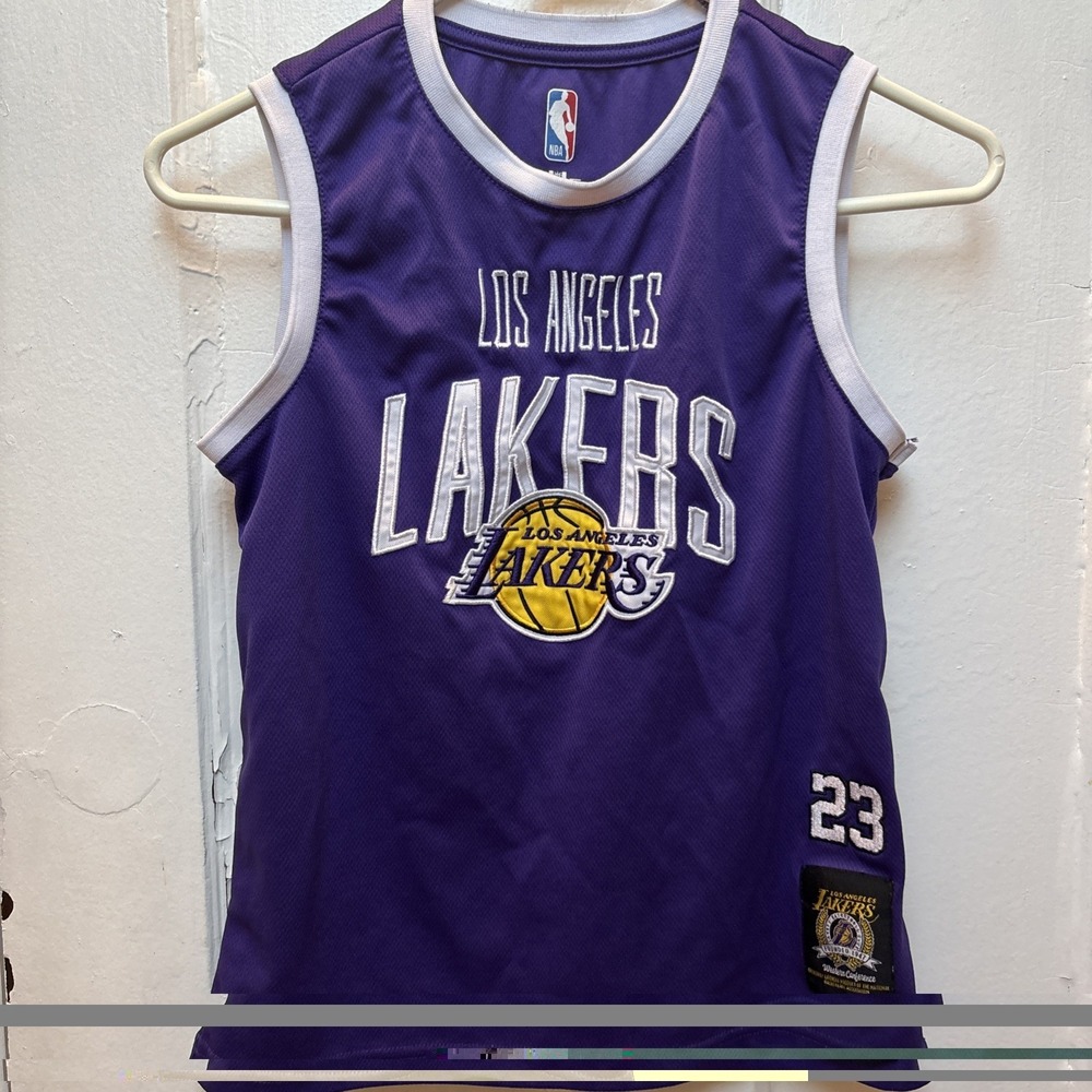 La Lakers Youth Jersey 10 To 12 Lebron James 23